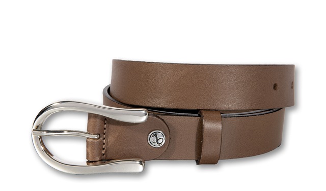 Silbergift Ledergürtel »Ledergürtel mit eleganter Silberschließe in Hufeisenform«