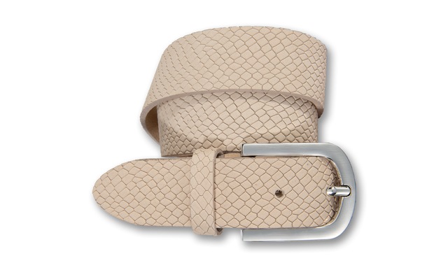 Silbergift Ledergürtel »Ledergürtel mit stylischer Animal-Prägung«