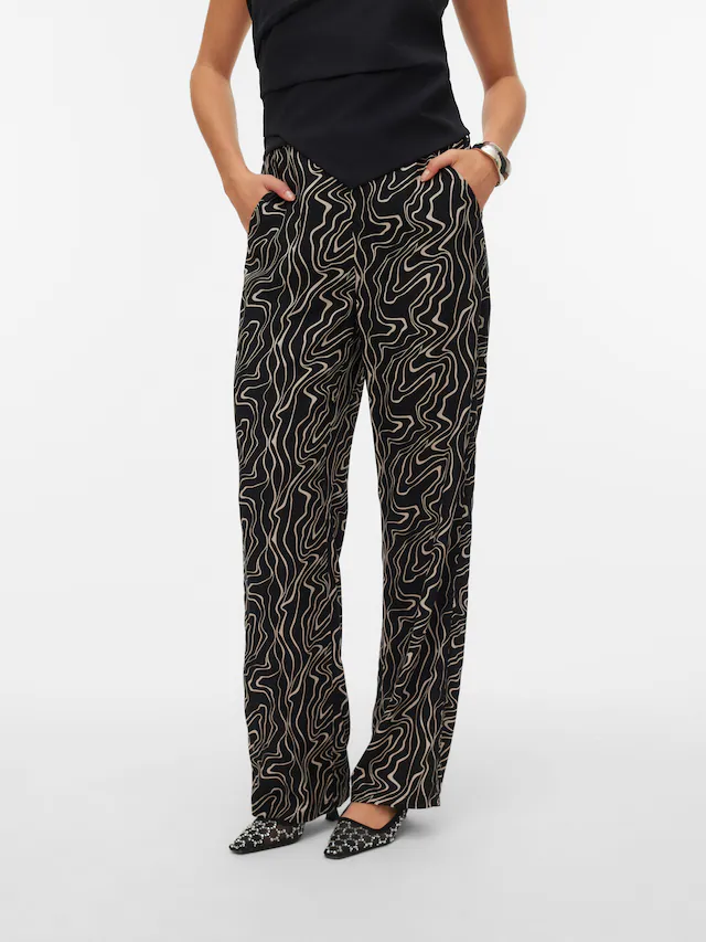 Vero Moda Schlupfhose »VMEASY JOY HW WIDE PANTS WVN GA« Viskose, loose fit