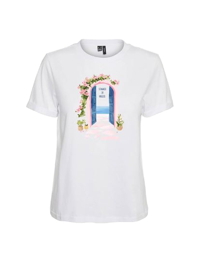 Vero Moda Kurzarmshirt »VMSIANE SS TOP BOX JRS« Baumwolle, regular fit