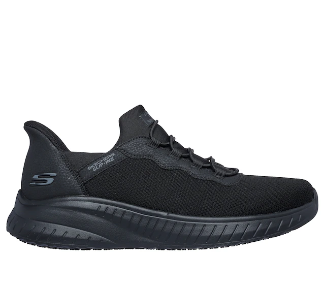 Skechers Berufsschuh »SQUAD CHAOS SR-STIVIG« Slip-on Sneaker für den Arbeitsalltag, Maschinenwäsche
