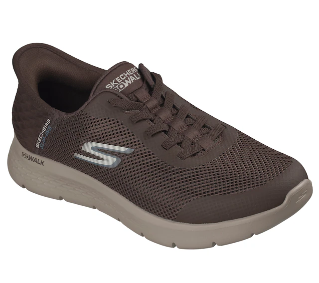 Skechers Slip-On Sneaker »GO WALK FLEX-HANDS UP« Schlupfschuh, Halbschuh, Freizeitschuh, mit Gummizug, Slip ins