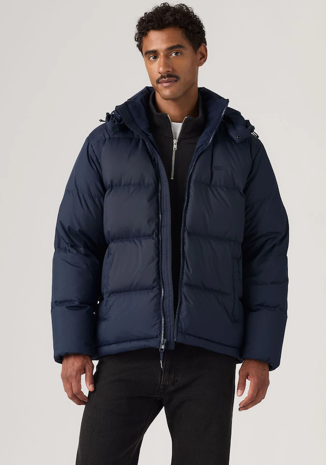 Levi's® Steppjacke »ROCKWELL HOODED PUFFER 1« mit Kapuze Hoher Stehkragen, wattiert und mit wärmendem Fleece gefüttert