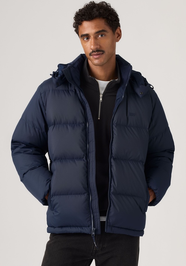 Levi's® Steppjacke »ROCKWELL HOODED PUFFER 1« mit Kapuze Hoher Stehkragen, wattiert und mit wärmendem Fleece gefüttert