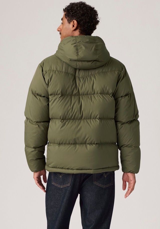 Levi's® Steppjacke »ROCKWELL HOODED PUFFER 1« mit Kapuze Hoher Stehkragen, wattiert und mit wärmendem Fleece gefüttert