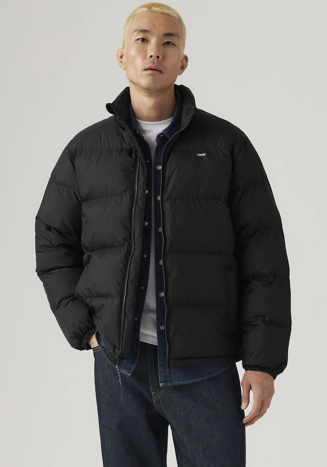 Levi's® Steppjacke »PIEDMONT SHORT PUFFER« ohne Kapuze mit Reißverschluss und Stehkragen