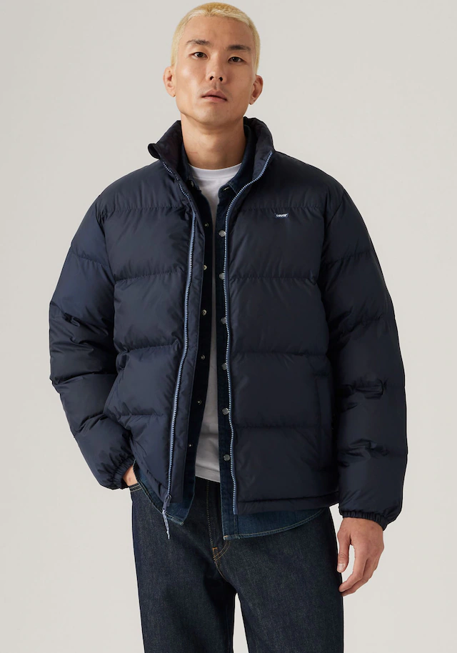 Levi's® Steppjacke »PIEDMONT SHORT PUFFER« ohne Kapuze mit Reißverschluss und Stehkragen