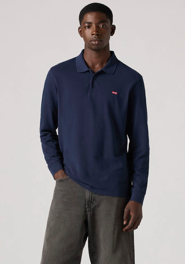 Levi's® Langarm-Poloshirt »LS HM POLO« Polokragenverschluss in 3-Knopf-Form