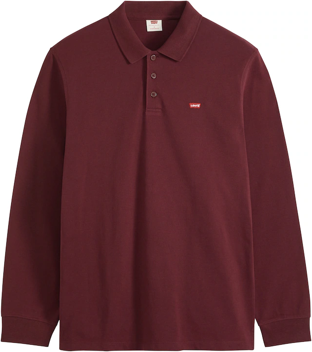 Levi's® Langarm-Poloshirt »LS HM POLO« Polokragenverschluss in 3-Knopf-Form