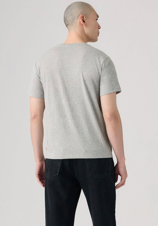 Levi's® T-Shirt »GRAPHIC CREWNECK TEE« Melierter Feinstrick, pflegeleichter Materialmix