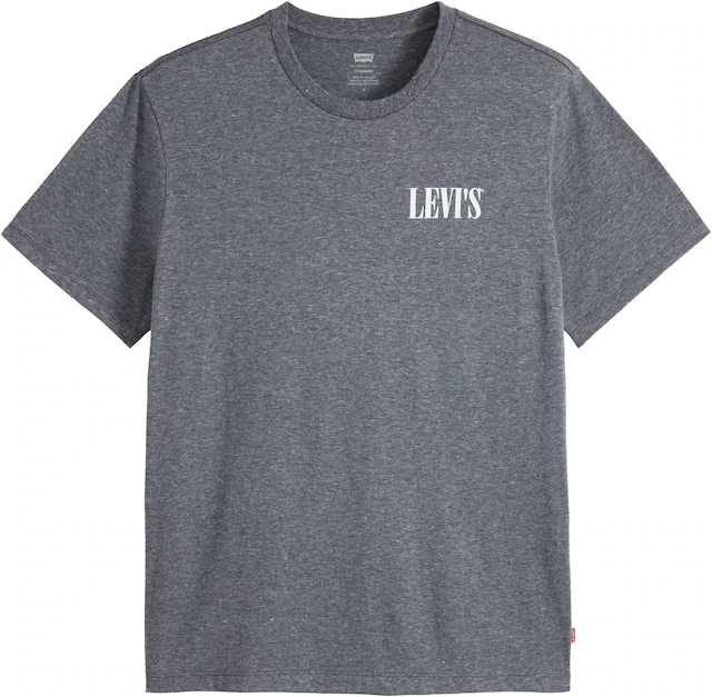 Levi's® T-Shirt »GRAPHIC CREWNECK TEE« Melierter Feinstrick, pflegeleichter Materialmix