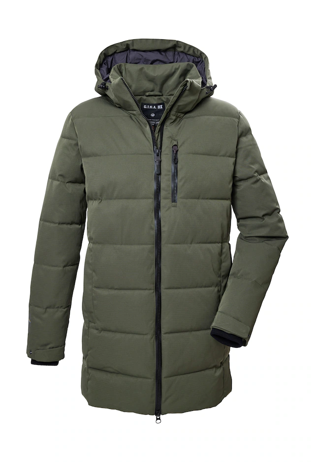 G.I.G.A. DX by killtec Steppmantel »GW 10 MN QLTD PRK« Winddichter, wasserabweisender Parka mit abnehmbarer Kapuze