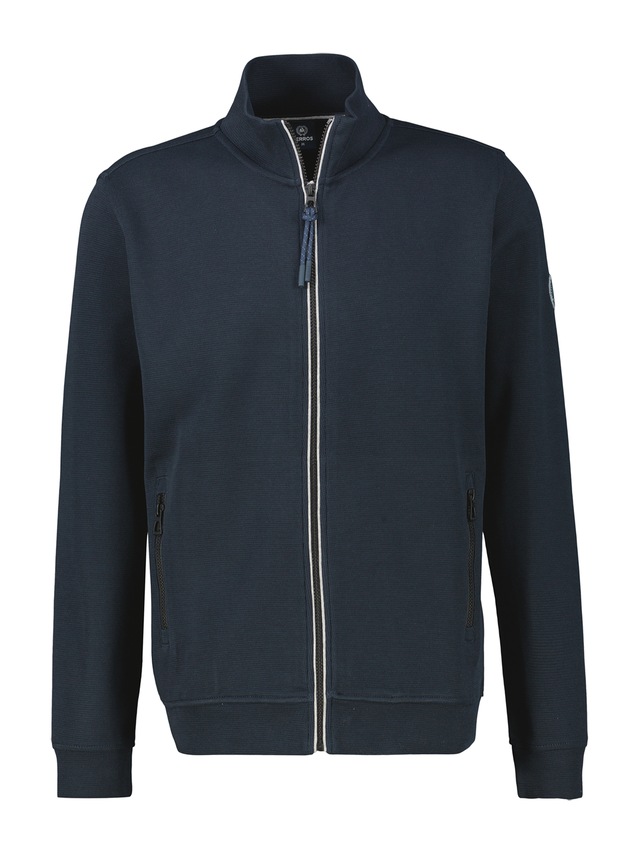 LERROS Sweatjacke »Sweatjacke aus weichem Baumwollmischgewebe«