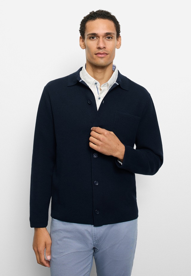 OLYMP Strickpullover »OLYMP Casual Strick, Overshirt«