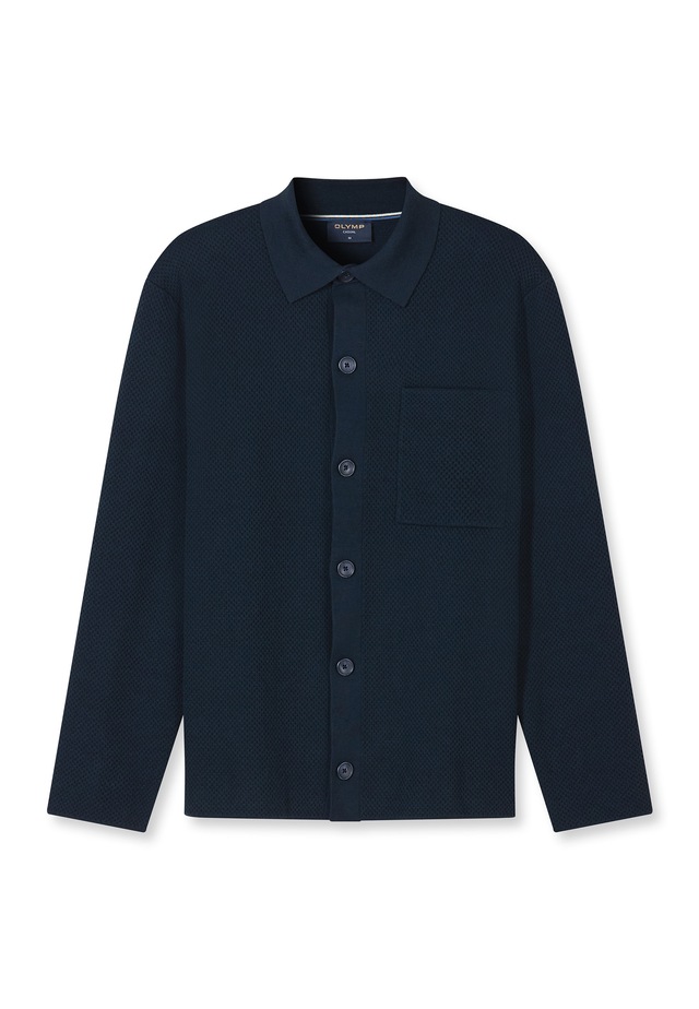 OLYMP Strickpullover »OLYMP Casual Strick, Overshirt«