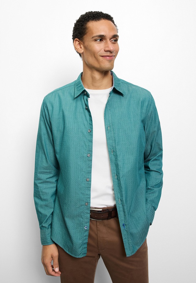 OLYMP Langarmhemd »OLYMP Casual, Regular Fit, Kent«