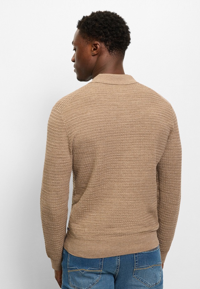 OLYMP Langarm-Poloshirt »OLYMP Casual Strick, Polo langarm«
