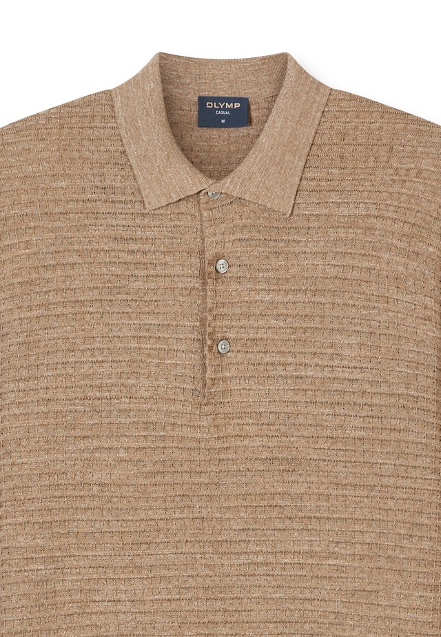 OLYMP Langarm-Poloshirt »OLYMP Casual Strick, Polo langarm«