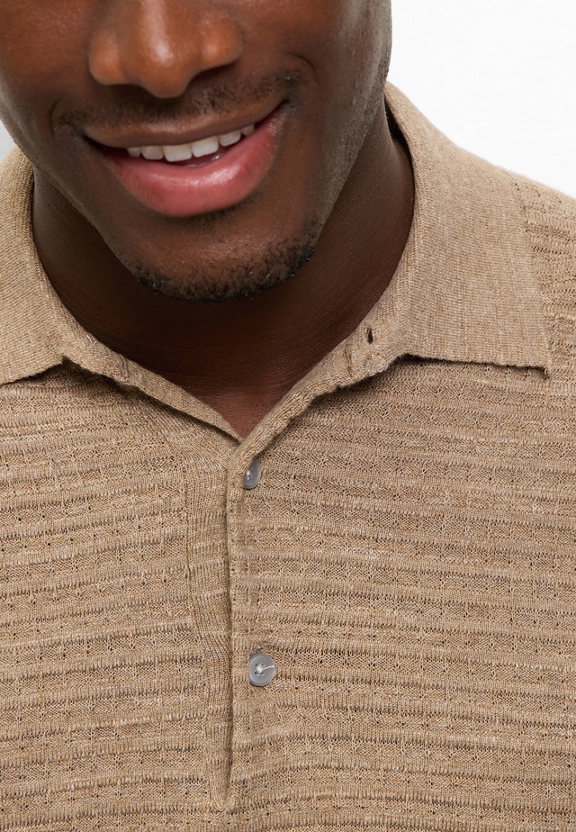 OLYMP Langarm-Poloshirt »OLYMP Casual Strick, Polo langarm«