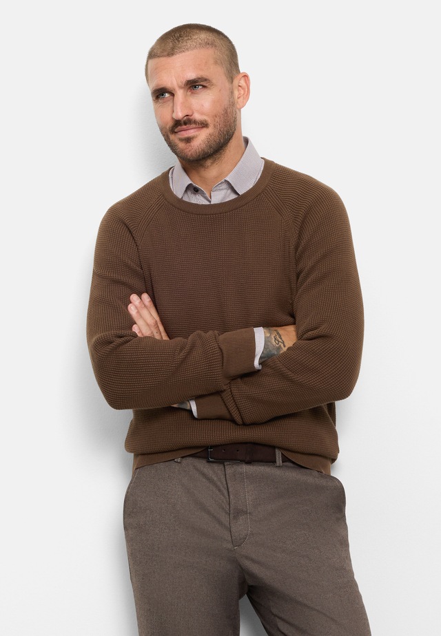 OLYMP Strickpullover »OLYMP Casual Strick, Regular Fit«