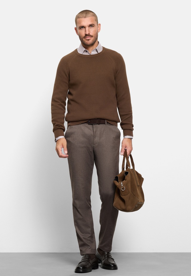 OLYMP Strickpullover »OLYMP Casual Strick, Regular Fit«