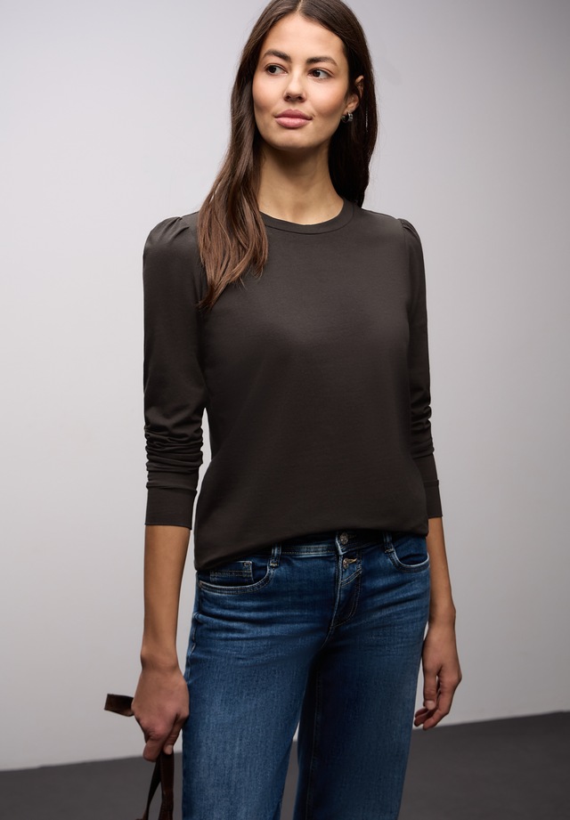 STREET ONE Langarmshirt mit Rundhalsausschnitt