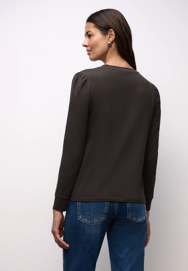 STREET ONE Langarmshirt mit Rundhalsausschnitt