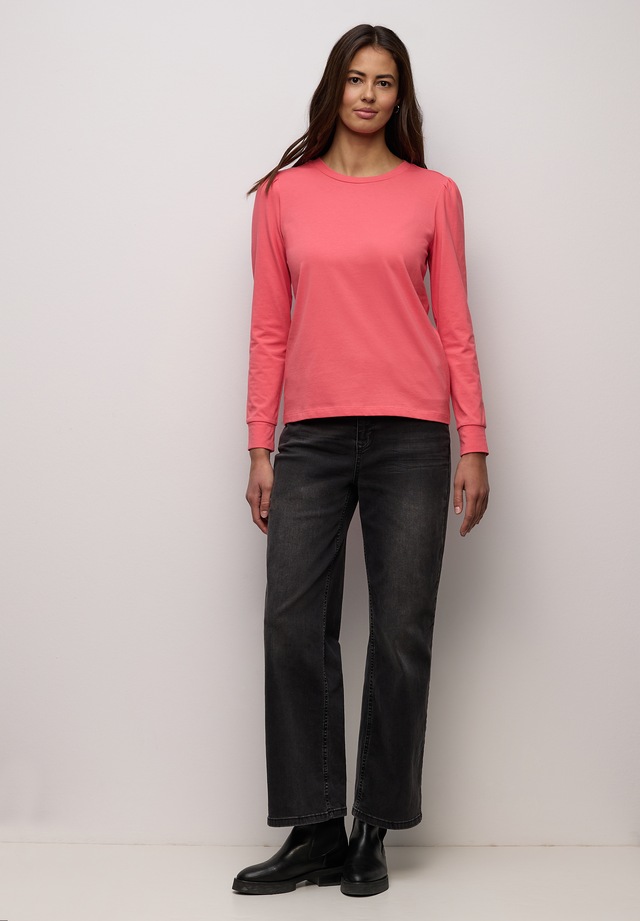 STREET ONE Langarmshirt mit Rundhalsausschnitt