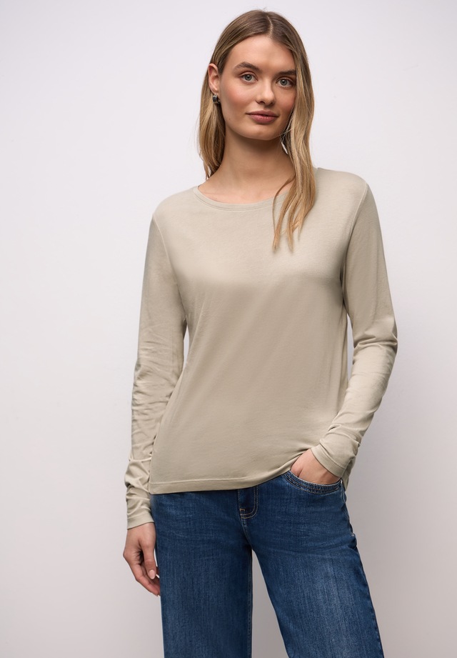 STREET ONE Langarmshirt mit Rundhalsausschnitt