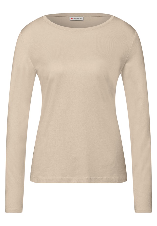 STREET ONE Langarmshirt mit Rundhalsausschnitt