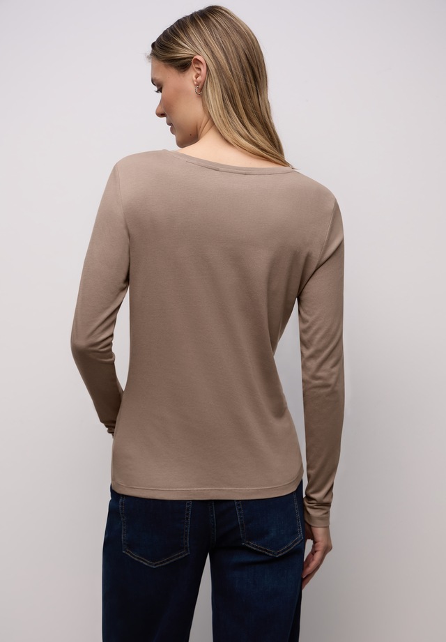 STREET ONE Langarmshirt mit Rundhalsausschnitt