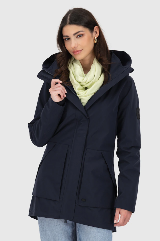 Alife & Kickin Outdoorjacke »ArlettaAKA« mit Kapuze mit Kapuze und in figurbetontem Fit