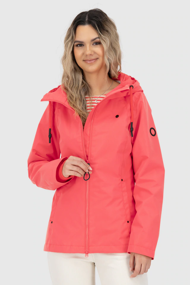 Alife & Kickin Outdoorjacke »LilouAKA« mit Kapuze leichte, taillierte Übergangsjacke mit verstellbarer Kapuze