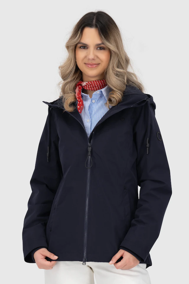 Alife & Kickin Outdoorjacke »LilouAKA« mit Kapuze leichte, taillierte Übergangsjacke mit verstellbarer Kapuze