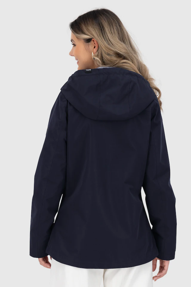 Alife & Kickin Outdoorjacke »LilouAKA« mit Kapuze leichte, taillierte Übergangsjacke mit verstellbarer Kapuze