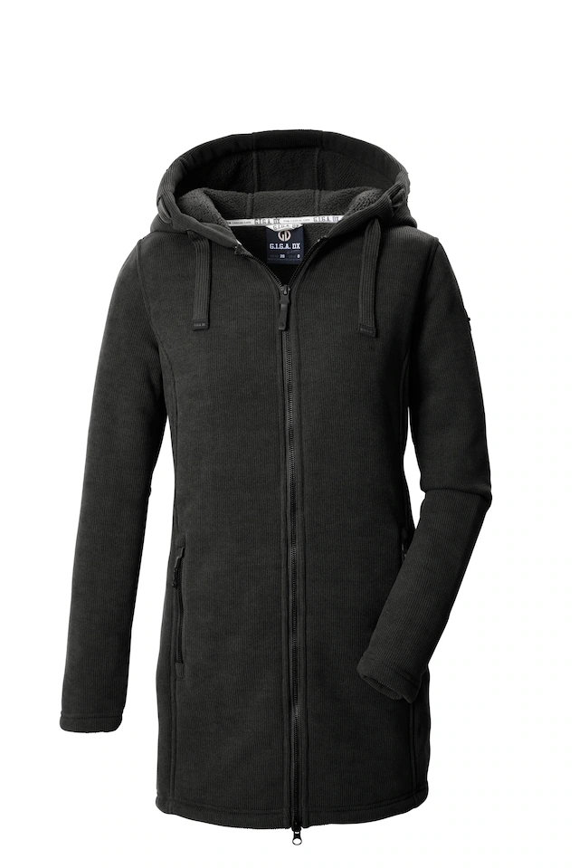 G.I.G.A. DX by killtec Strickfleecejacke »GW 44 WMN KNTFLC PRK« mit Kapuze in Longform, mit 2-Wege-Reißverschluss