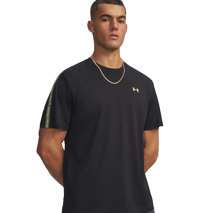 Under Armour® Trainingsshirt »UA TECH TAPING SS« schnell trocknendes Polyester, atmungsaktives Material