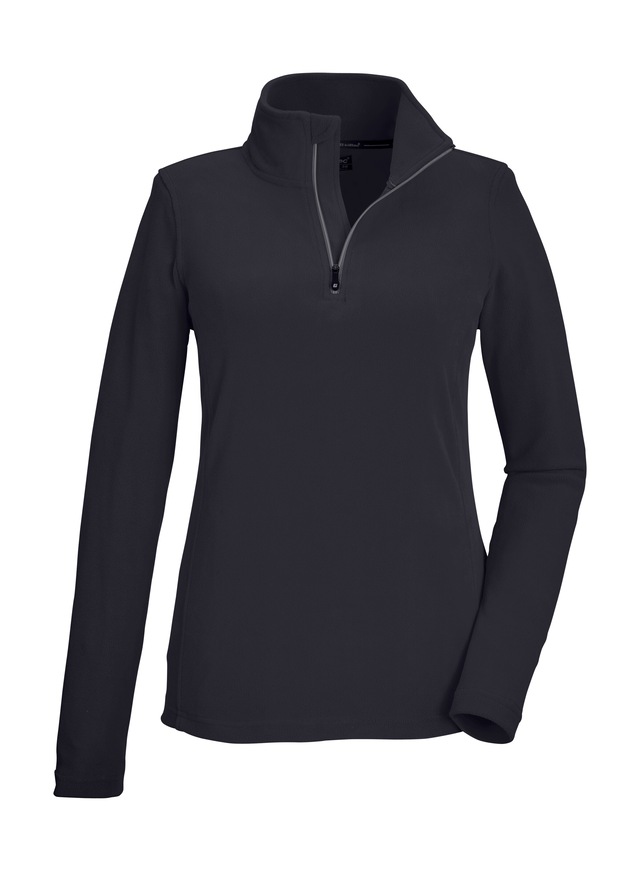 Killtec Fleeceshirt »KSW 62 WMN FLC SHRT« Fleeceshirt mit Stehkragen, Reißverschluss und Kinnschutz