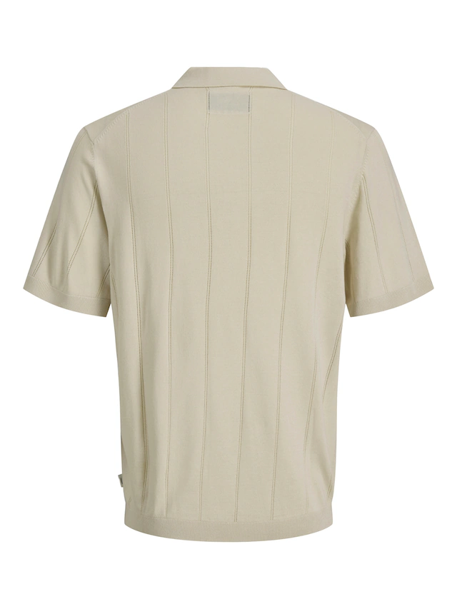 Jack & Jones Polokragenpullover »JPRBLAWILLIAM STRUCTURE KNIT POLO SS SN« Viskosemischung, regular fit