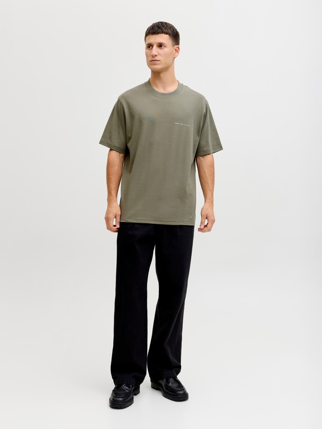 Jack & Jones »JPRBLAOWEN SS BRANDING TEE SN« Baumwollmischung, relaxed fit