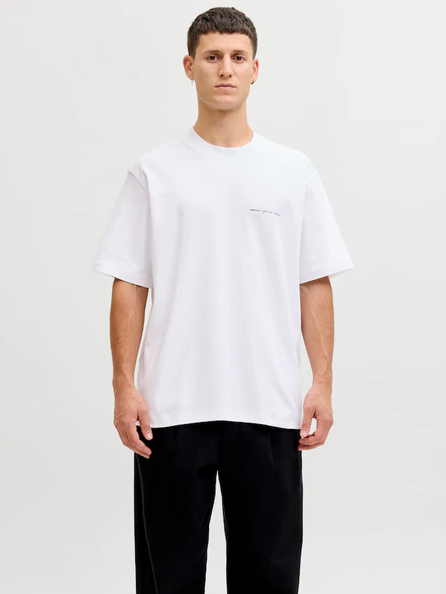 Jack & Jones »JPRBLAOWEN SS BRANDING TEE SN« Baumwollmischung, relaxed fit
