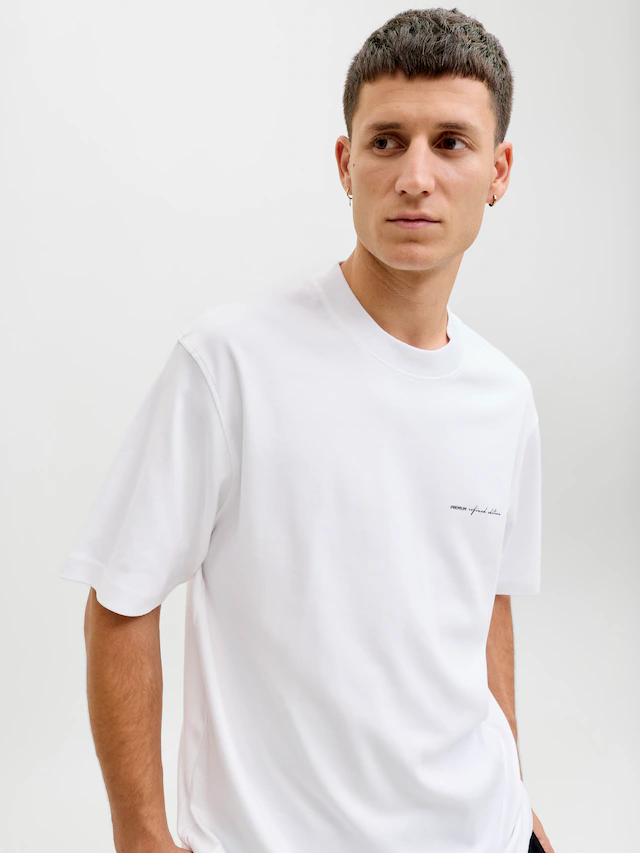 Jack & Jones »JPRBLAOWEN SS BRANDING TEE SN« Baumwollmischung, relaxed fit