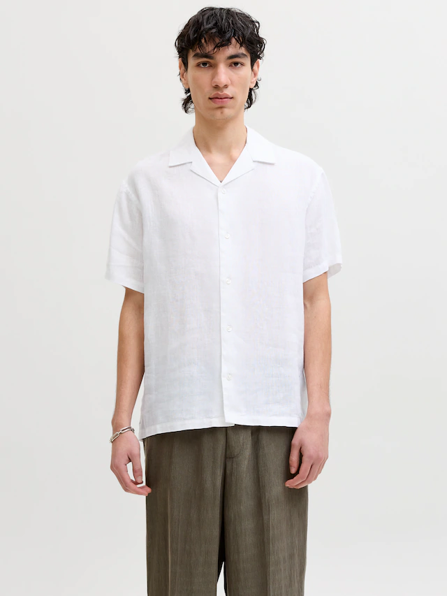 Jack & Jones Leinenhemd »JPRBLALAWRENCE LINEN RESORT S/S SHIRT SN« Leinen, relaxed fit
