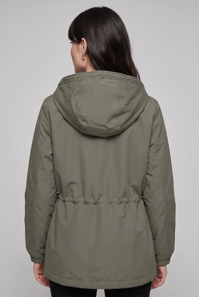 ONLY Parka »ONLASTA LIFE STRING PARKA OTW« mit Kapuze Kunstfaser