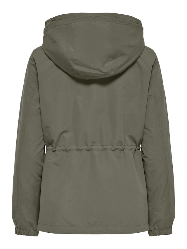 ONLY Parka »ONLASTA LIFE STRING PARKA OTW« mit Kapuze Kunstfaser