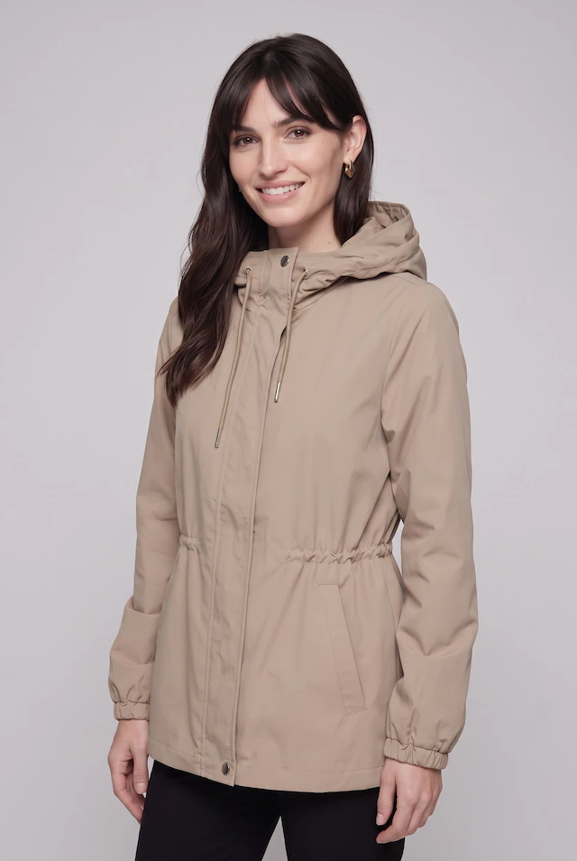 ONLY Parka »ONLASTA LIFE STRING PARKA OTW« mit Kapuze Kunstfaser