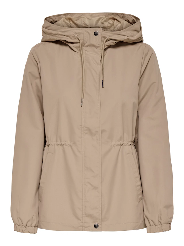 ONLY Parka »ONLASTA LIFE STRING PARKA OTW« mit Kapuze Kunstfaser