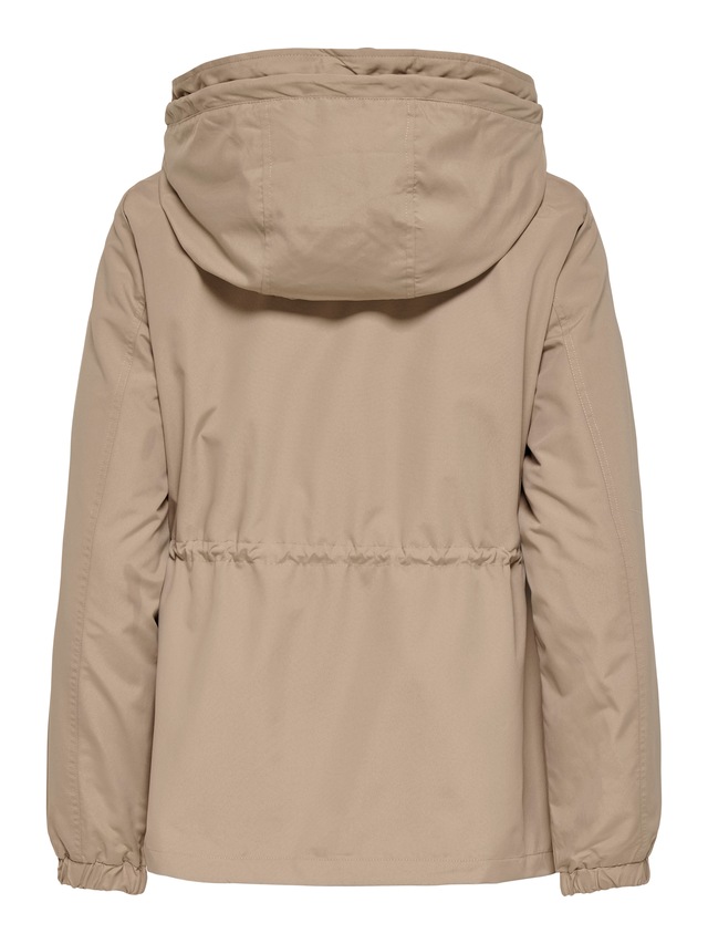 ONLY Parka »ONLASTA LIFE STRING PARKA OTW« mit Kapuze Kunstfaser