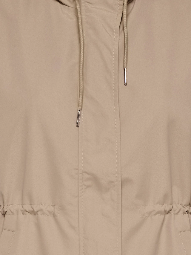 ONLY Parka »ONLASTA LIFE STRING PARKA OTW« mit Kapuze Kunstfaser