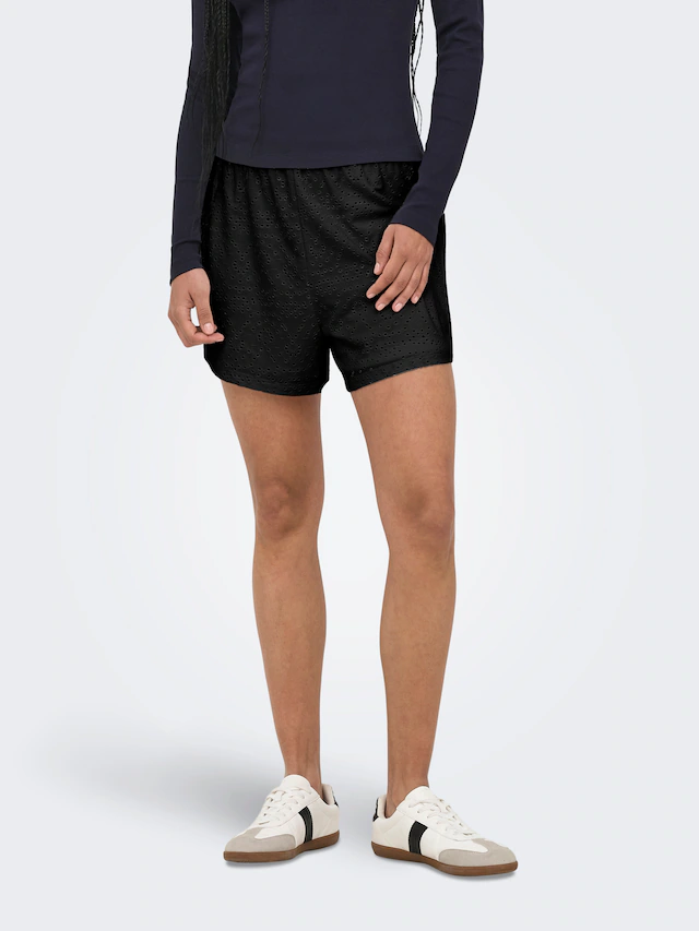 ONLY Shorts »ONLSMILLA LOOSE SHORTS JRS« Materialmix, loose fit